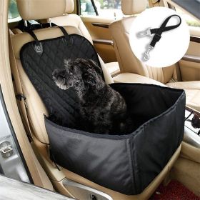 Car Front And Rear Pet Cushion (Color: black)
