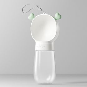 Portable Dog Water Bottle,2 In 1 Dog Water Bottle Dispenser With Food Container,Leak Proof Dog Travel Water Bottle For Walking,Hiking And Travel Water (Color: White, Size: 350ML)