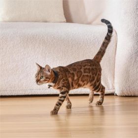 Pet Cat Toy Laser Collar (Color: black)
